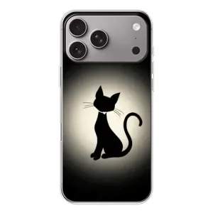 Чохол з принтом для Apple iPhone 18 Pro Max (AlphaPrint) Модні коти (Силует котика)