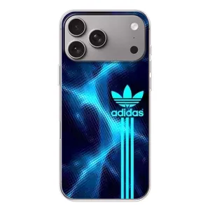 Чохли Адидас для Apple iPhone 18 Pro Max (AlphaPrint) (Синій Адідас)