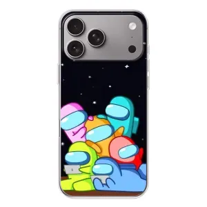 Чохли Амонг Ас для Apple iPhone 18 Pro Max (AlphaPrint) (Скіни в космосі)