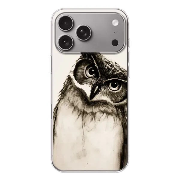 Чохол з принтом «Сова» для Apple iPhone 18 Pro Max Чохол з принтом «Сова» для Apple iPhone 18 Pro Max