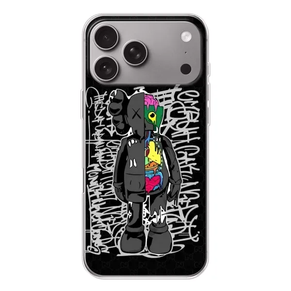 Чохол з принтом «Стиль Bearbrick» для Apple iPhone 18 Pro Max