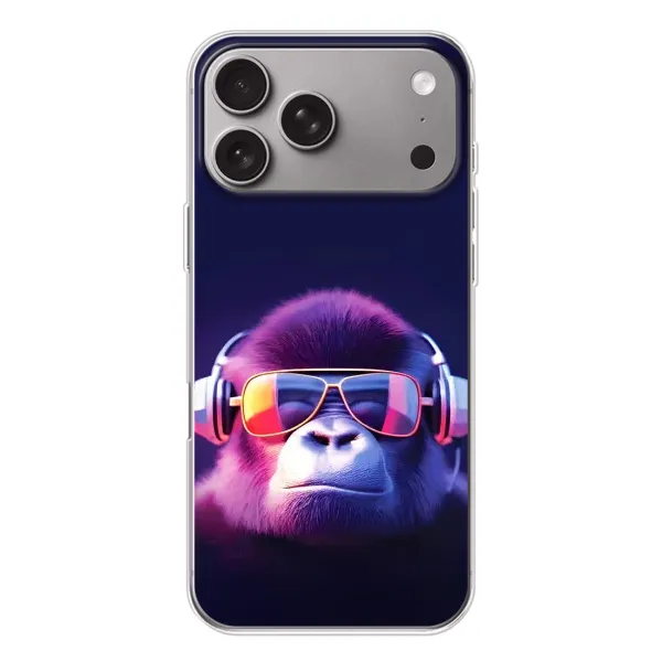 Чохол з принтом «Стильна мавпа» для Apple iPhone 18 Pro Max Чохол з принтом «Стильна мавпа» для Apple iPhone 18 Pro Max