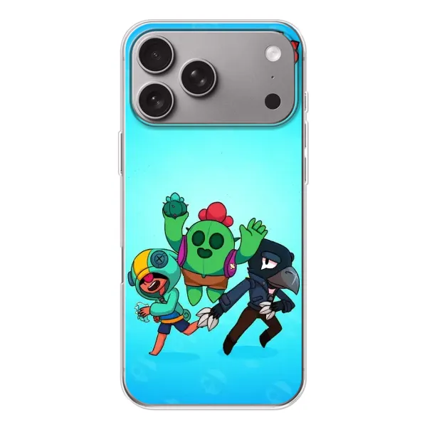 Чехол с принтом «Трио героев» для Apple iPhone 18 Pro Max