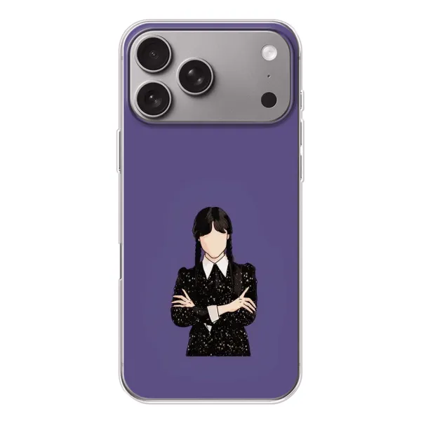 Чохол з принтом «Венздей у чорному» для Apple iPhone 18 Pro Max