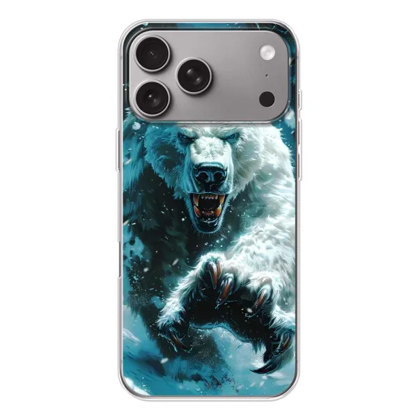 Чохол з принтом «Полярний ведмідь» для Apple iPhone 18 Pro Max
