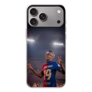 Чохол з футболістом Ламін Ямаль Apple iPhone 18 Pro Max (Ямаль на стадіоні)