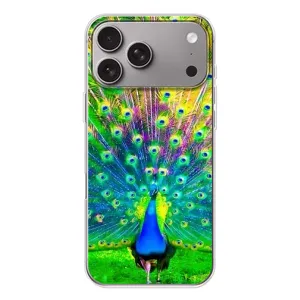 Чохол з пташками на Apple iPhone 18 Pro Max (VPrint) (Яскравий Павлин)