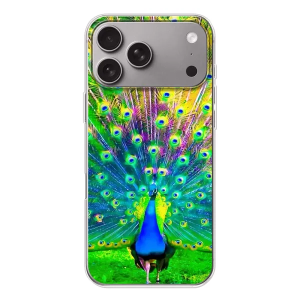 Чохол з принтом «Яскравий Павлин» для Apple iPhone 18 Pro Max Чохол з принтом «Яскравий Павлин» для Apple iPhone 18 Pro Max