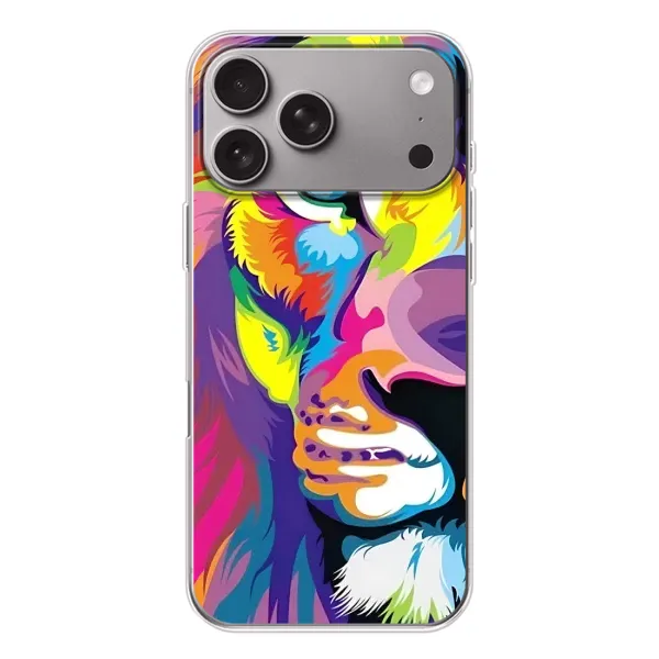 Чохол з принтом «Яскравий Лев» для Apple iPhone 18 Pro Max