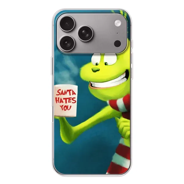 Чехол с принтом «Зеленый Гринч» для Apple iPhone 18 Pro Max Чехол с принтом «Зеленый Гринч» для Apple iPhone 18 Pro Max