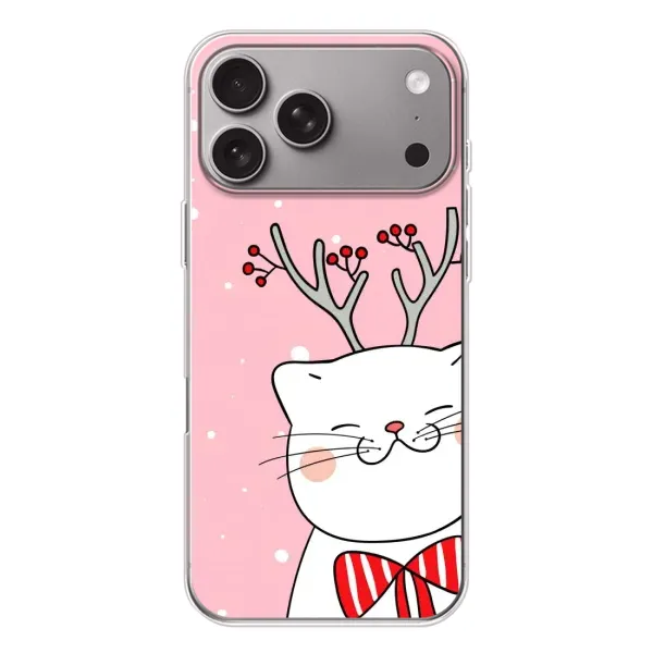 Чохол з принтом «Зимовий кіт» для Apple iPhone 18 Pro Max
