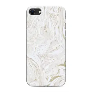 Мраморний чехол на iPhone 8 (VPrint) (Білий мрамор)