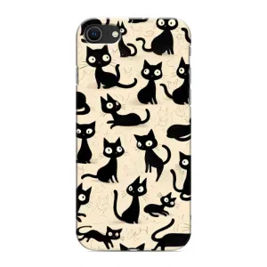 Чехол с рисунком кот на iPhone 8