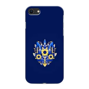 Чохли для iPhone 8 Укр. Символіка (AlphaPrint) (Квітковий Герб)