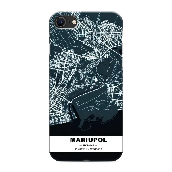 Чохол з принтом «Маріуполь» для iPhone 8