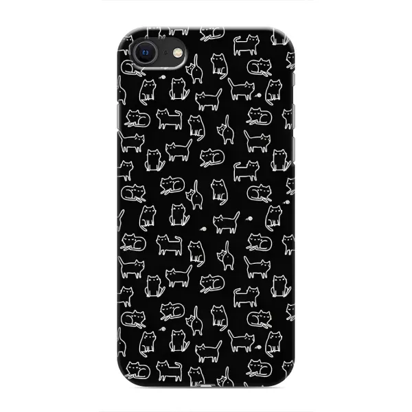 Чохол з принтом «Маленькі котики» для iPhone 8