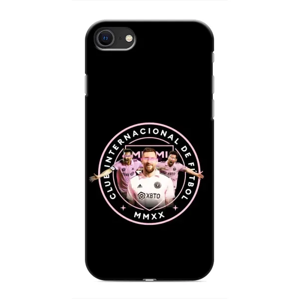 Чохол з принтом «Мессі в лого» для iPhone 8