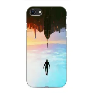 Чохол з людиною павуком для iPhone 8 - (AlphaPrint) (Людина павук)