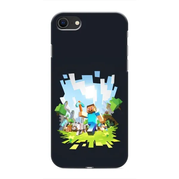 Чохол з принтом «персонажі Minecraft» для iPhone 8 Чохол з принтом «персонажі Minecraft» для iPhone 8