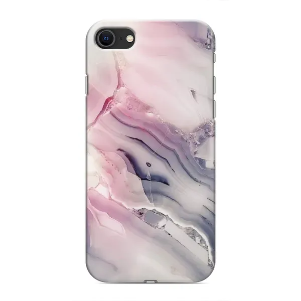 Чохол з принтом «Пурпурний Мрамор» для iPhone 8