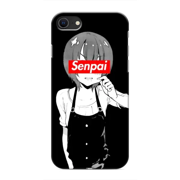 Чохол з принтом «Senpai» для iPhone 8