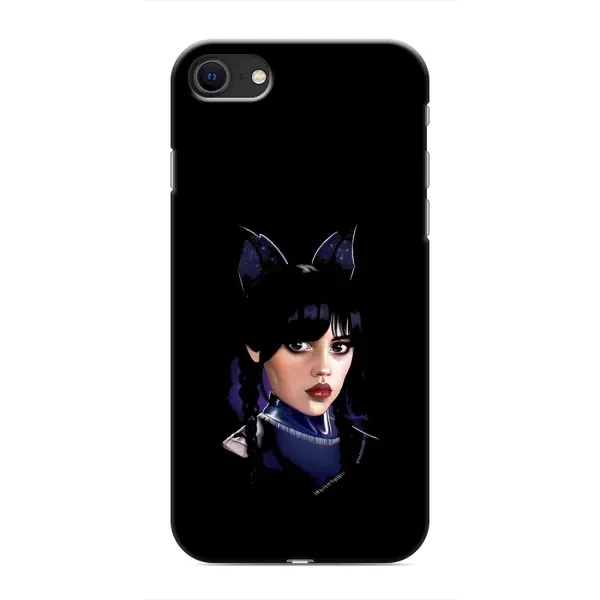 Чехол с принтом «серьезная Уэнздей» для iPhone 8