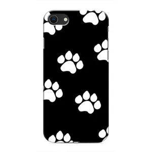 Чехлы с собаками для iPhone 8 (VPrint) (Следы собаки)