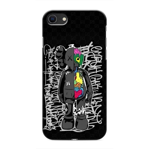 Чохол з принтом «Стиль Bearbrick» для iPhone 8