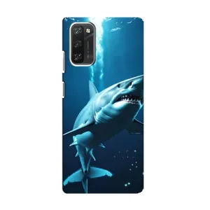 Чехол с картинкой «Хищники» для Blackview A100 (Акула под водой)