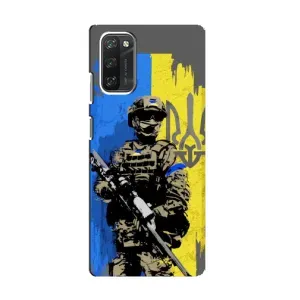 Чехлы с картинкой ЗСУ для Blackview A100 (AlphaPrint) (АРТ солдат)