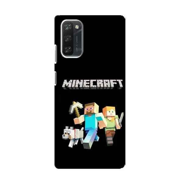 Чохол з принтом «герої Minecraft» для Blackview A100