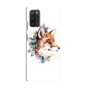 Чохли з картинкою Лисичка для Blackview A100 (VPrint) (Лиса в квітах)