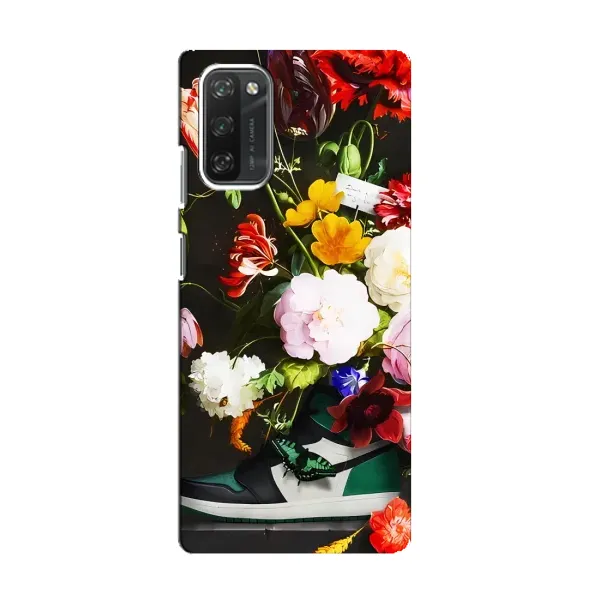 Чохол з принтом «Nike цветы» для Blackview A100