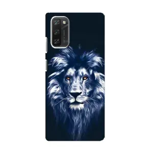 Чохол з картинкою ЛЕВ для Blackview A100 (VPrint) (Синій Лев)