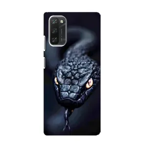 Чехол с картинкой «Хищники» для Blackview A100 (Черная змея)