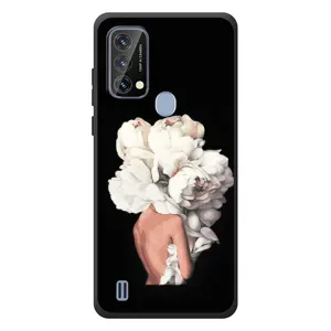 Чехлы (ART) Цветы на Blackview A50 (VPrint) (Білі квіти)