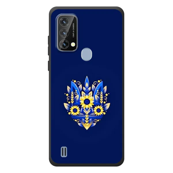 Чохол з принтом «Квітковий Герб» для Blackview A50