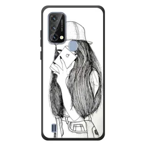 Чехол с печатью для Blackview A50 - (Мода) (AlphaPrint) (Фото девочки)
