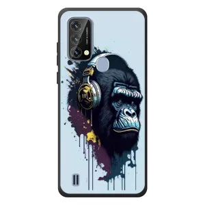 Чохол з Мавпами Blackview A50 - (AlphaPrint) (Горила в навушниках)