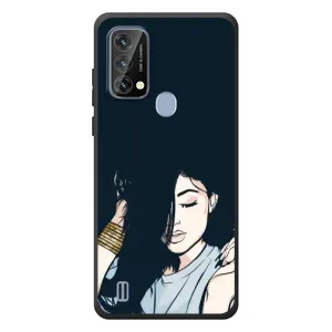Чехол с печатью для Blackview A50 - (Мода) (AlphaPrint) (Красивая девочка)