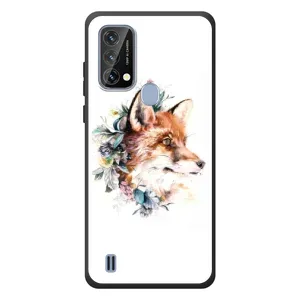 Чохли з картинкою Лисичка для Blackview A50 (VPrint) (Лиса в квітах)