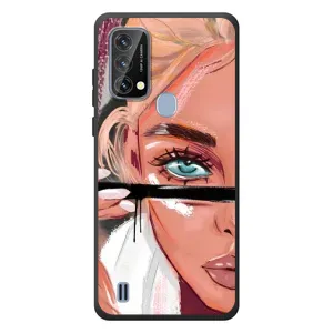 Чехол с печатью для Blackview A50 - (Мода) (AlphaPrint) (Макияж)