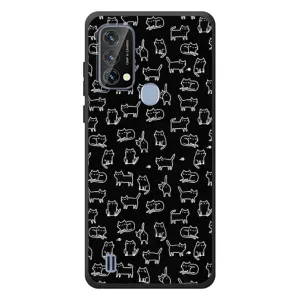 Чохол з принтом для Blackview A50 (AlphaPrint) Модні коти (Маленькі котики)