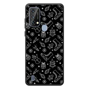 Новорічні, Святкові Чохли для Blackview A50 - 2024 год (Новорічний фон)