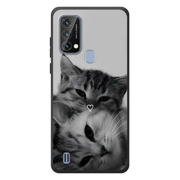 Чохол з принтом «Пара котів» для Blackview A50