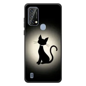 Чохол з принтом для Blackview A50 (AlphaPrint) Модні коти (Силует котика)