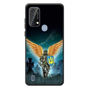 Чехлы с картинкой ЗСУ для Blackview A50 (AlphaPrint) (Солдат ЗСУ)