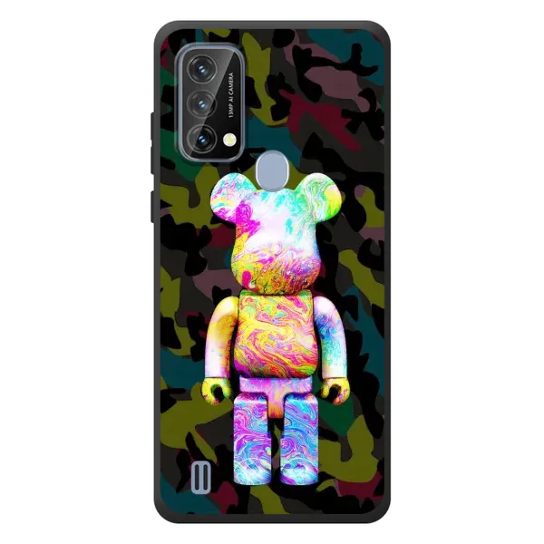 Чохол з принтом «Яскравий Bearbrick» для Blackview A50