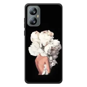 Чехлы (ART) Цветы на Blackview A52 Pro (VPrint) (Білі квіти)