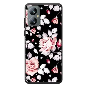 Чохли з квітами для Blackview A52 Pro (VPrint) (Квіти на чорному)